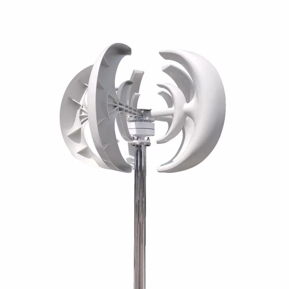 Turbina eolica, potenza 3000W, opzioni di tensione versatili, pale in fibra di vetro resistenti, con controller MPPT, 3000 watt, 48V