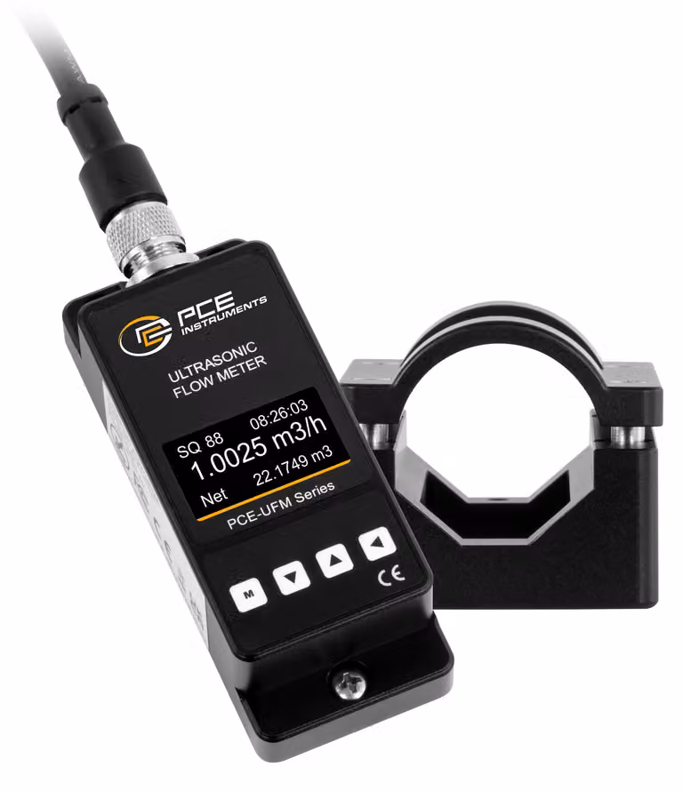 PCE Instruments: Misuratore di portata da installazione fissa, modello PCE-UFM 25