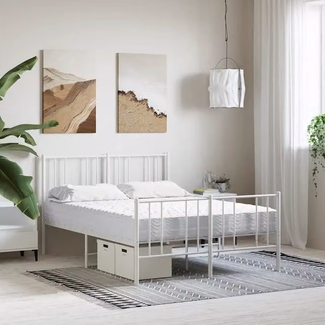 Materasso in Schiuma-Materasso per Letto Bianco 140x210 cm Durezza H2 H3