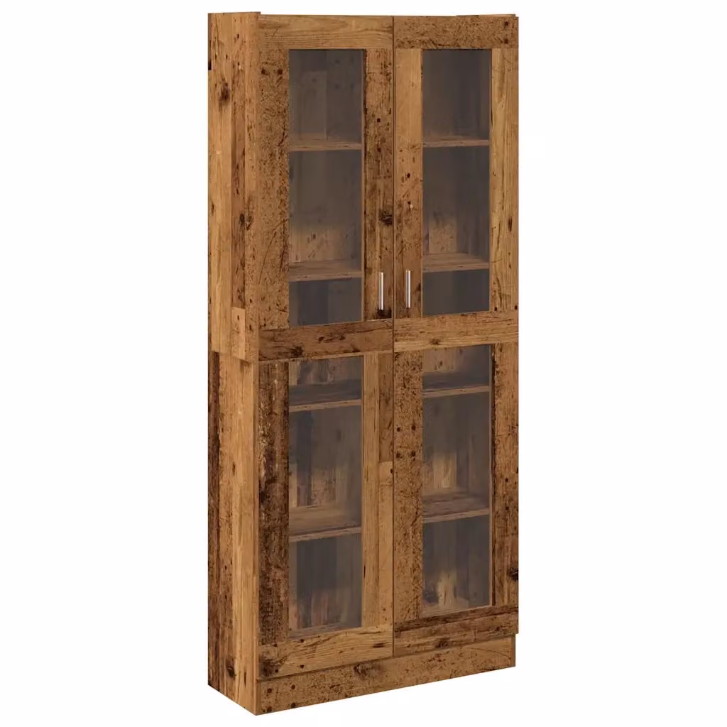 Credenza in stile classico vidaXL in MDF color marrone L: 82,5 cm, P: 30,5 cm, H: 185 cm – 2