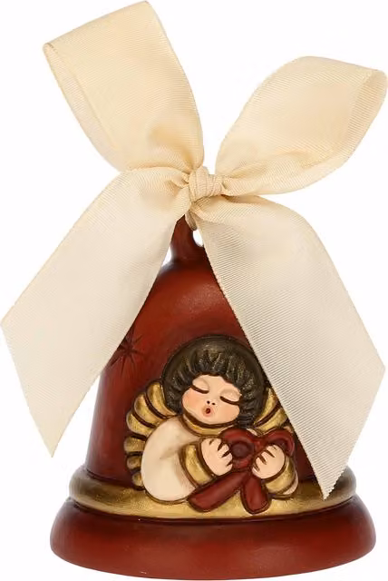 Campanella Thun Limited Edition 2021 con Angelo in Ceramica Rossa