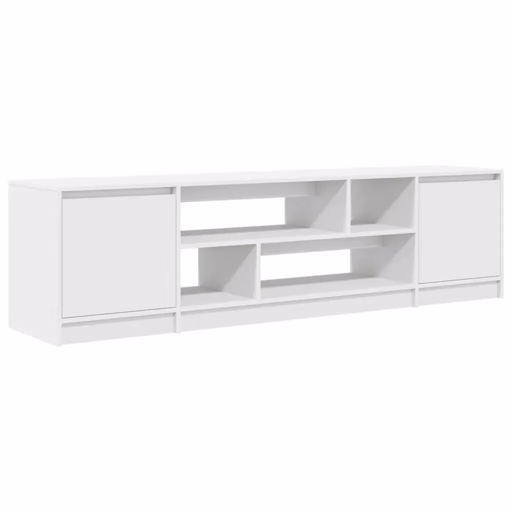Mobile Porta TV Moderno vidaXL Bianco in Legno L: 188,5 cm, P: 41 cm, H: 50 cm – 2