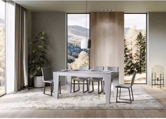Tavolo allungabile Spimbo Premium ITAMOBY colore grigio effetto cemento L: 160-420 cm, P: 90 cm