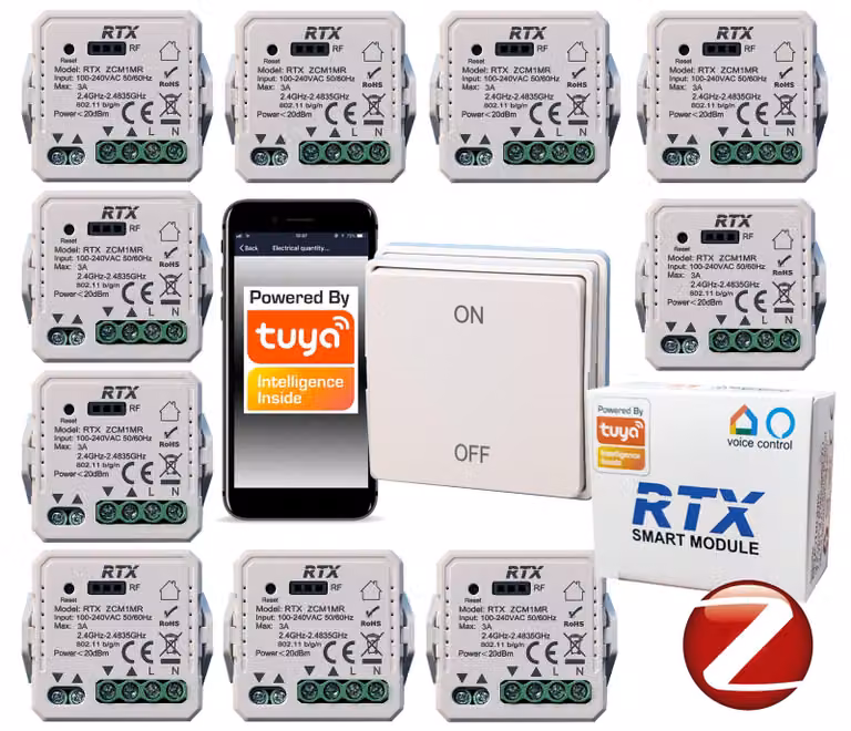 10x TUYA unità di controllo tapparelle Zigbee telecomando RFR1M GRATIS