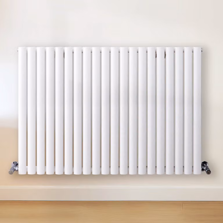 Radiatore Orizzontale Doppio Design Bianco 800x1180mm 1780W - Alta Potenza