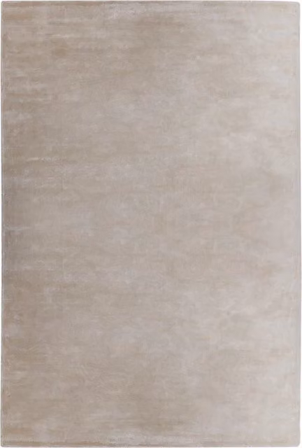 Tappeto Beliani in viscosa beige, modello minimalista annodato a mano, L: 200 cm x P: 300 cm – 1