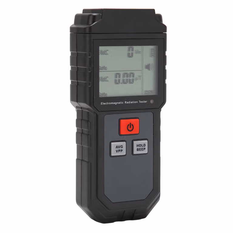 Tester di radiazioni elettromagnetiche 1V/M-1999V/M LCD EMF meter con allarme sonoro-luminoso per elettrodomestici