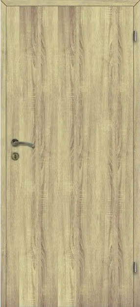 Anta sinistra piena rovere sbiancato 80 cm