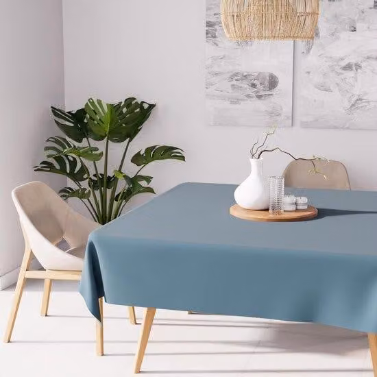 Blu, 180 x 180 cm Tovaglia da tavolo in plastica