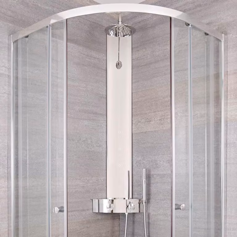 Pannello Doccia Termostatico Angolare Idromassaggio 3 Vie - Getti multipli - Esperienza SPA - Earby