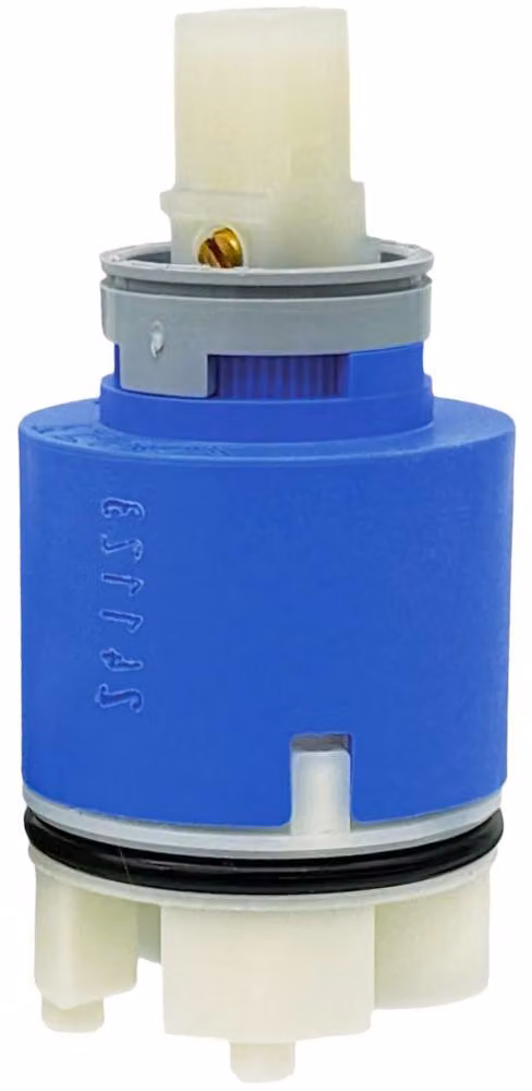 Schläfer 4800135 | Cartuccia Ricambio Miscelatore 35mm con regolazione Cartuccia Kerox in Vetroceramica Alta con 2 Piedini per Rubinetti Monocomando Lavabo, Bidet, Doccia, Vasca, Lavello del Bagno e Cucina