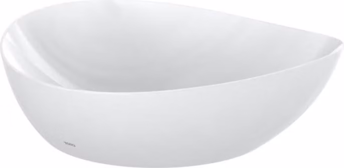 TOTO TA lavabo à poser, sans trou pour robinetterie, avec trop-plein, 460x420mm, Cefiontect, Linearceram, L4704E, L4704E