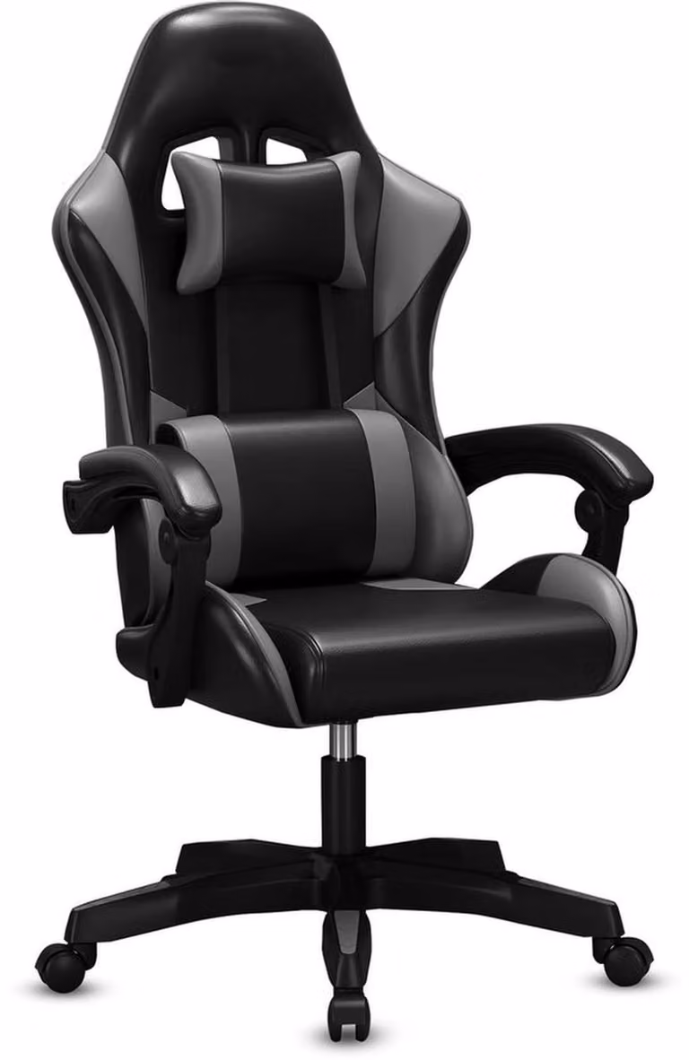 Sedia da gaming ergonomica e regolabile dal design elegante