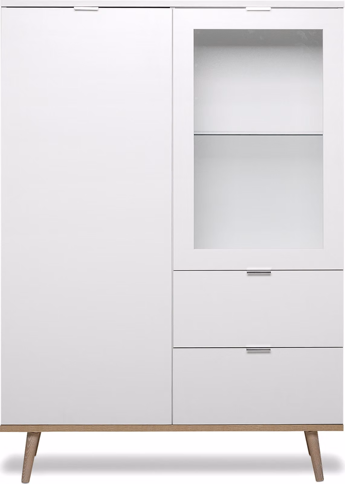 Calicosy - Vetrina 2 porte 2 cassetti - A140 cm - Copenhague