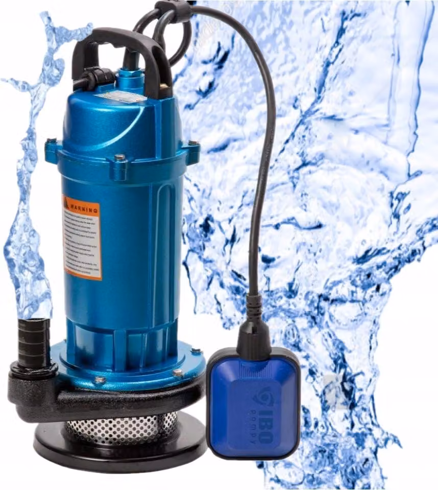 IBO | Pompa Sommersa WQX 1100 - 1100W - Nera - Alte Prestazioni - Con Galleggiante E Sistema Di Protezione