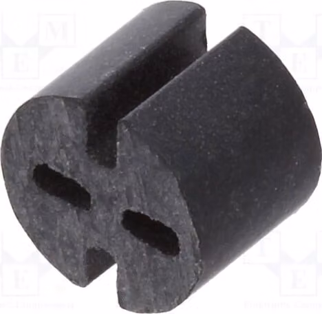 10 distanziatori, diametro esterno: 5,1 mm, lunghezza: 4 mm, LED diametro: 5 mm, colore: nero. Codice prodotto: 8GE04V80556. Distanziatore