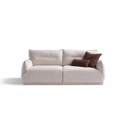 Divano letto con inserti in cuoio Noah Dienne Salotti