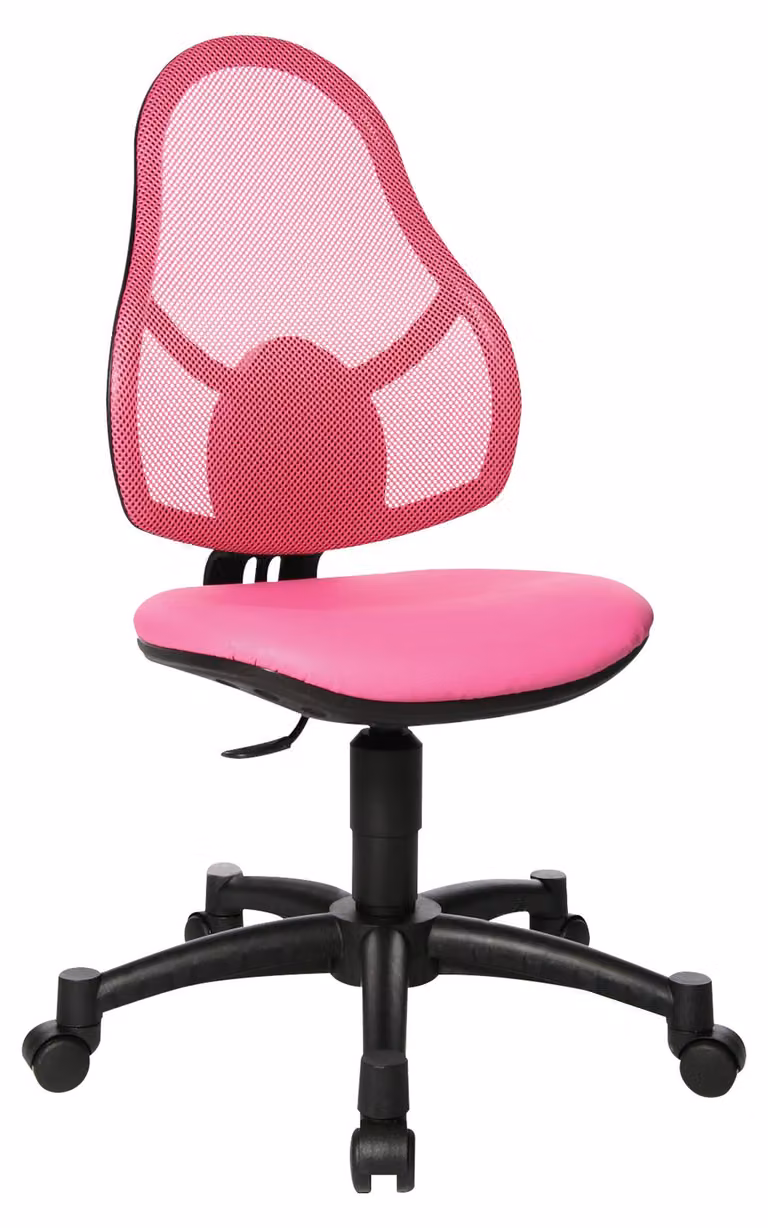 Sedia girevole per bambini Open Art Junior 71430 S04 rosa