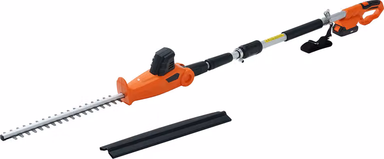 SucceBuy Tagliasiepi telescopico a batteria da 20 V, lama da 18 pollici, potente utensile da giardino