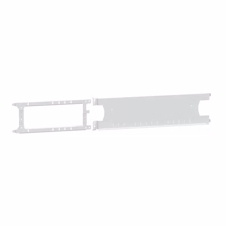 Schneider Electric PrismaSeT-P, piastra di montaggio, 5x ComPacT NSXm a 3 poli/4x ComPacT NSXm a 4 poli, verticale, alimentazione Linergy FC, larghezza = 650 mm LVS03416