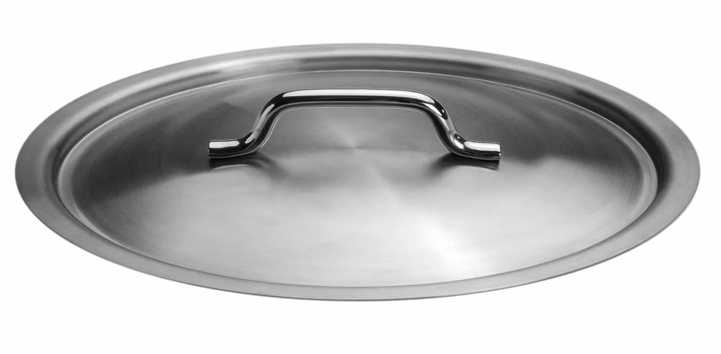 Coperchio piano in acciaio inox 18/10, diam.20cm