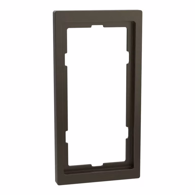 Cornice Merten D-Life, doppia, per presa da barba, color mocca metallizzato MEG4025-6552