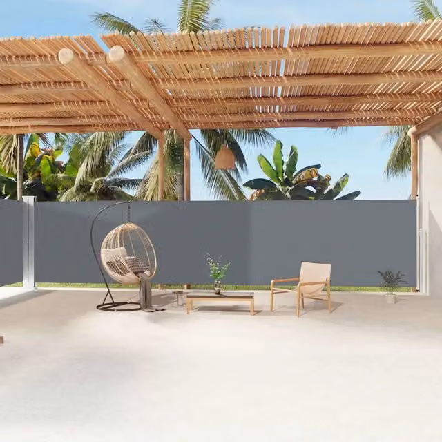 Tenda da Sole Laterale Retrattile Antracite 180x1200 cm