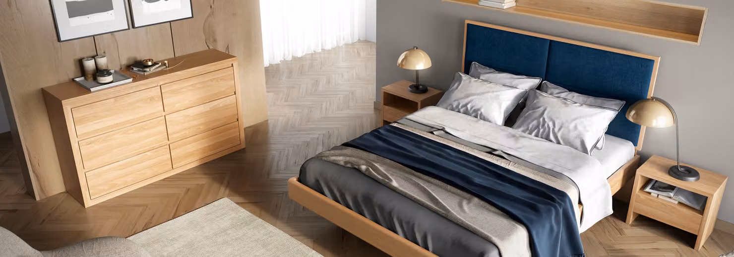 Massivholz Bett 180x200 Doppelbett massiv Echt Hozbett Vollholzbett Betten