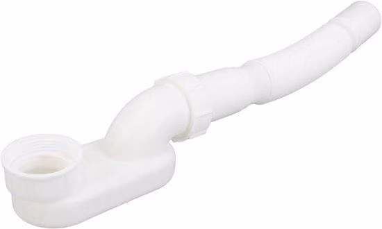Tubo di scarico per vasca da bagno di alta qualità con raccordi flessibili e sifone P da 1 1/2 pollici per vasche da bagno freestanding