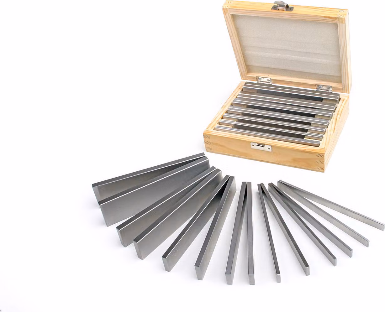Set di 7 elementi per lavorazioni parallele, precisione 0,005 mm, adatto per metallo e legno