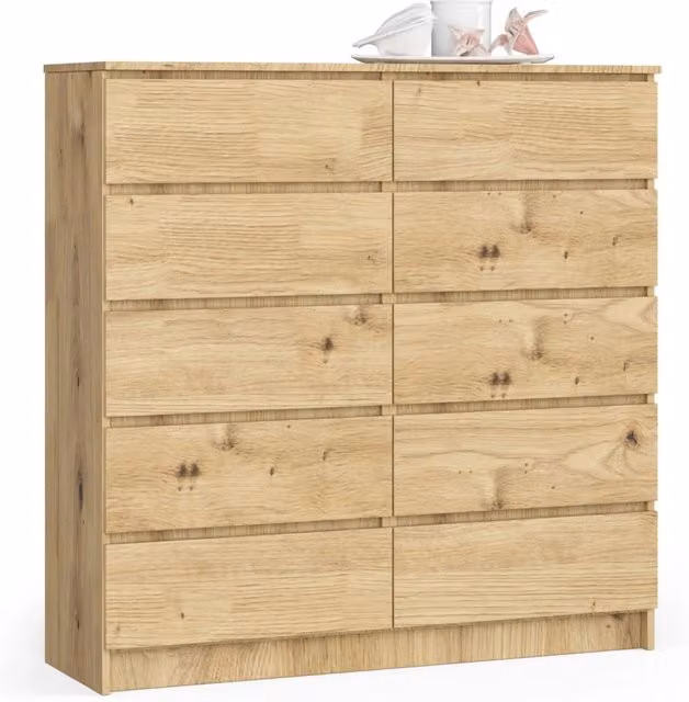Cassettiera AKORD K120 Quercia Artisan 120 cm 10 cassetti 120x40x121 cm