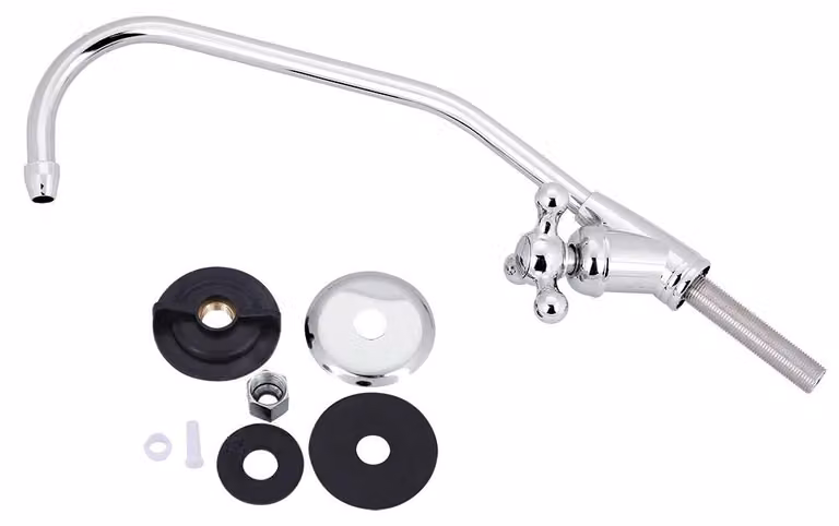 Rubinetto da cucina in lega di zinco da 1/4'' cromato con filtro per acqua potabile a osmosi inversa RO