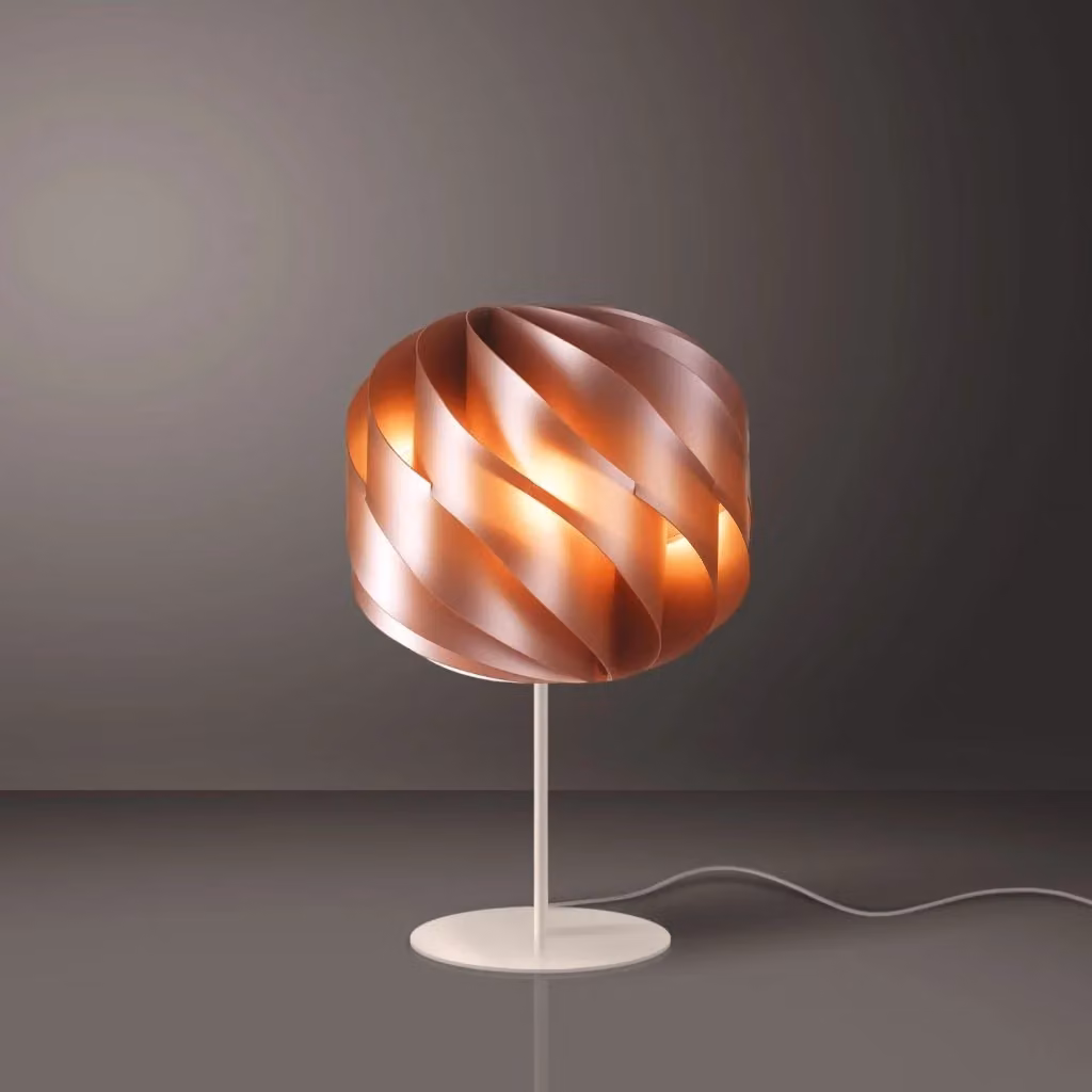 Lampada da Tavolo IPERBRIKO in Metallo Colore Copper, L/P/H: 25 x 25 x 44 cm – 2