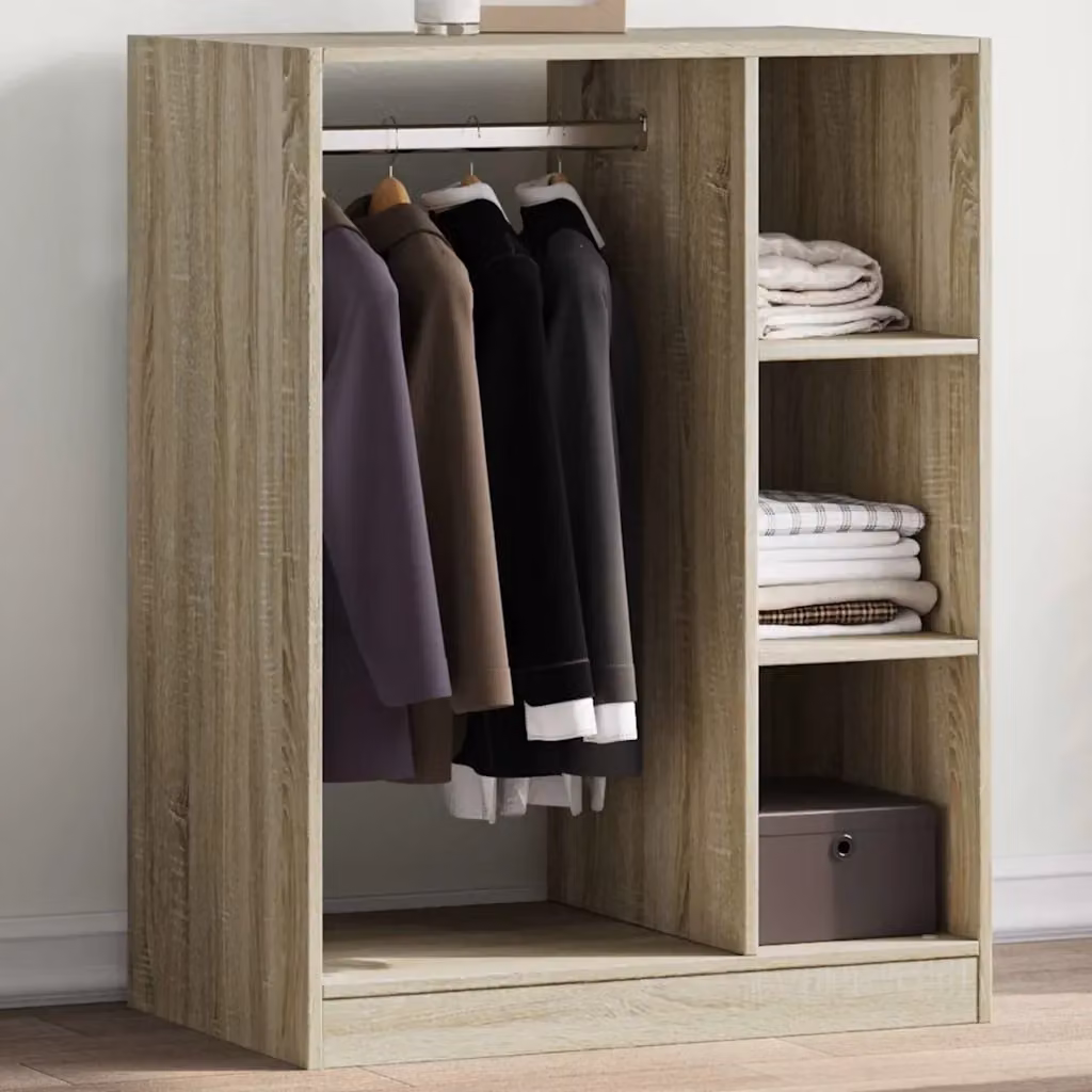 Armadio in Legno Multistrato Rovere Sonoma Marrone L: 77 cm, P: 48 cm, H: 102 cm CFW7960833 – 2