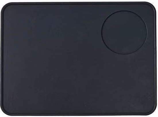Teglia protettiva in resina siliconica - 21 cm x 15 cm - Nera - 1 pezzo