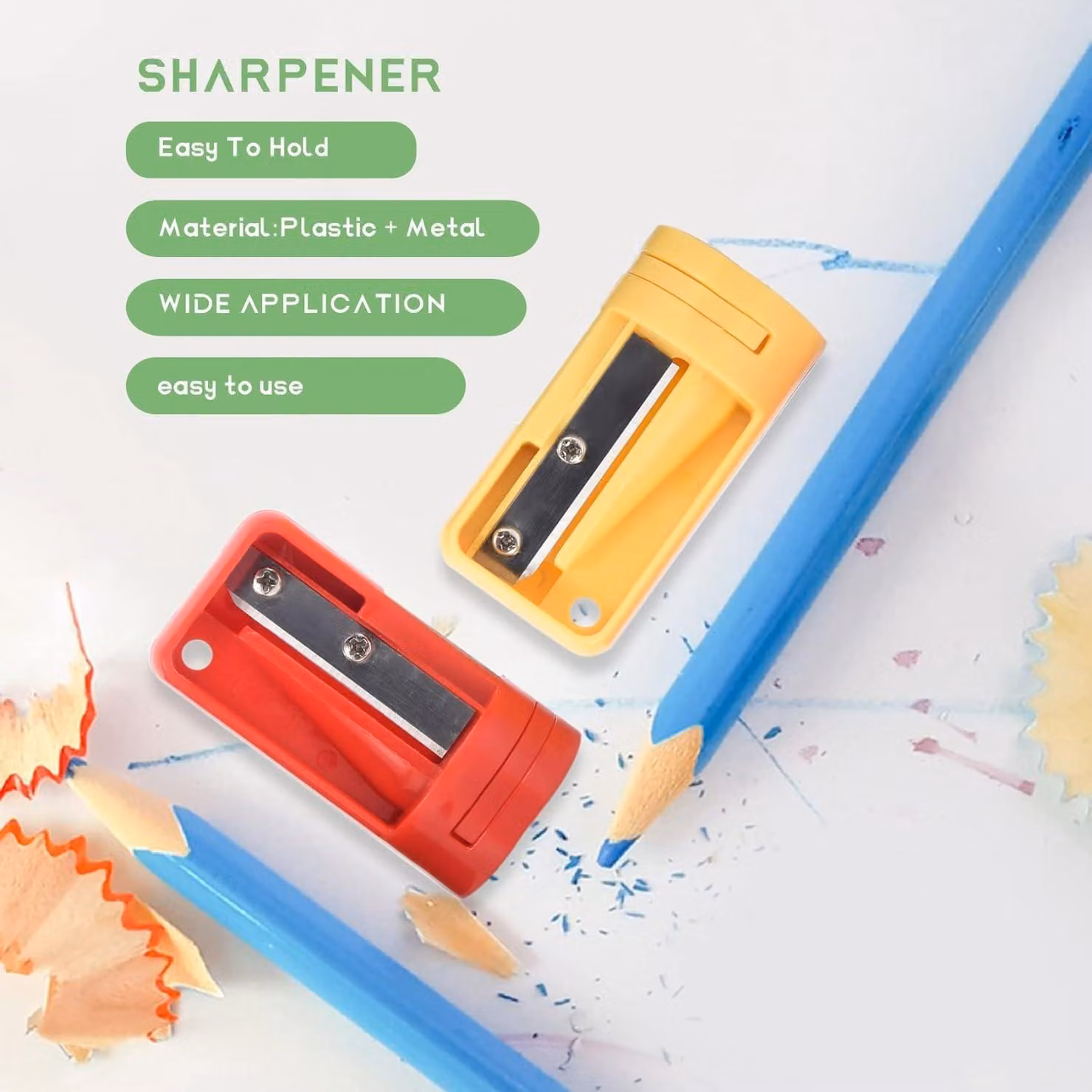 Affilacoltelli per falegname, set da 4 pezzi, portatile, per lavori in legno