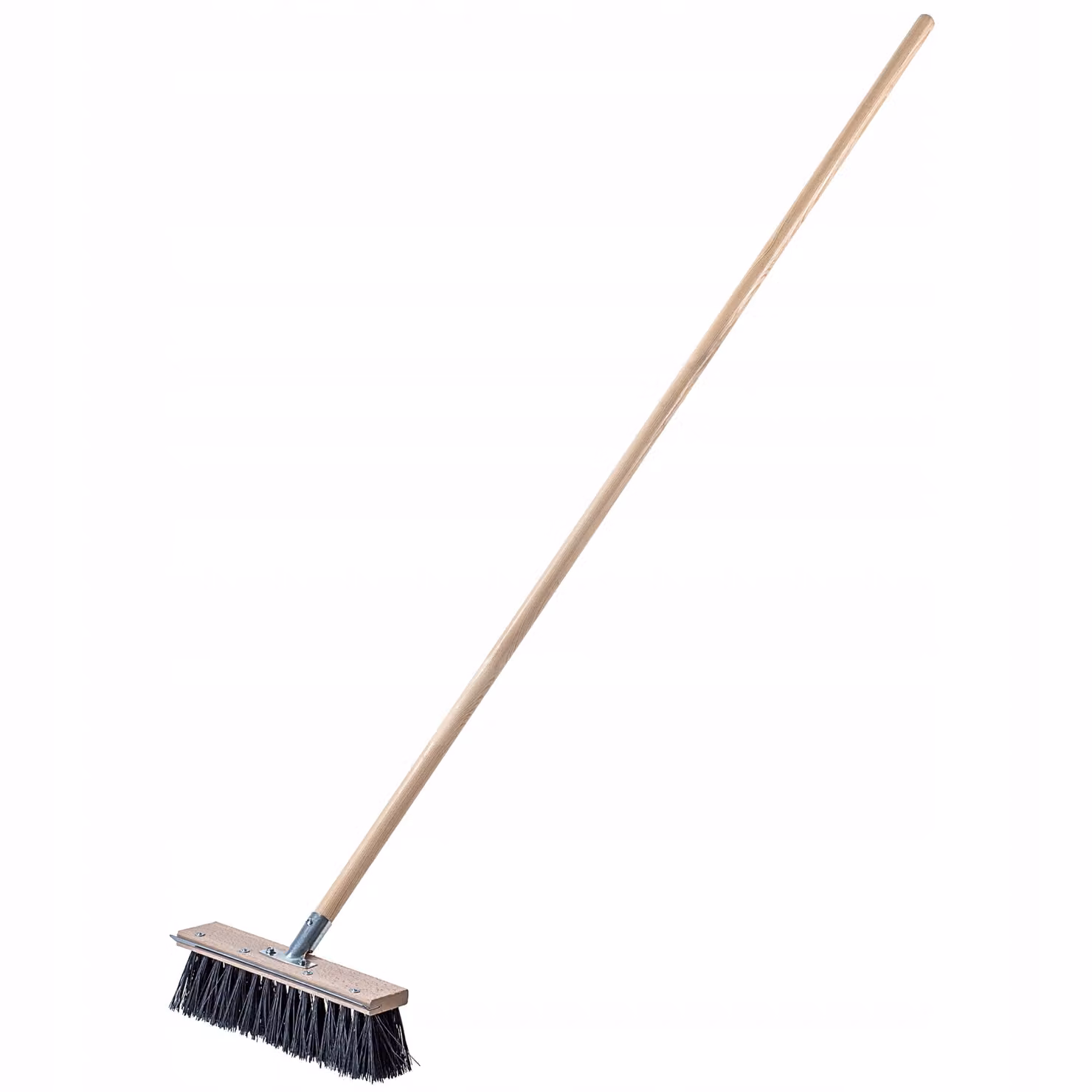 Scopa KADAX "Charel", scopa stradale con bordo raschiante, scopa larga in plastica, 30 cm