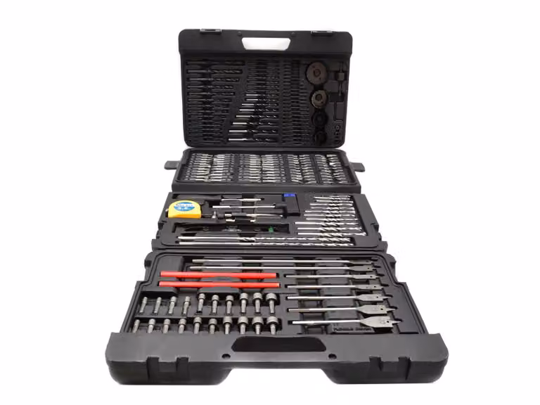 GEKO Set di punte, accessori per punte da trapano 217 pezzi G38113