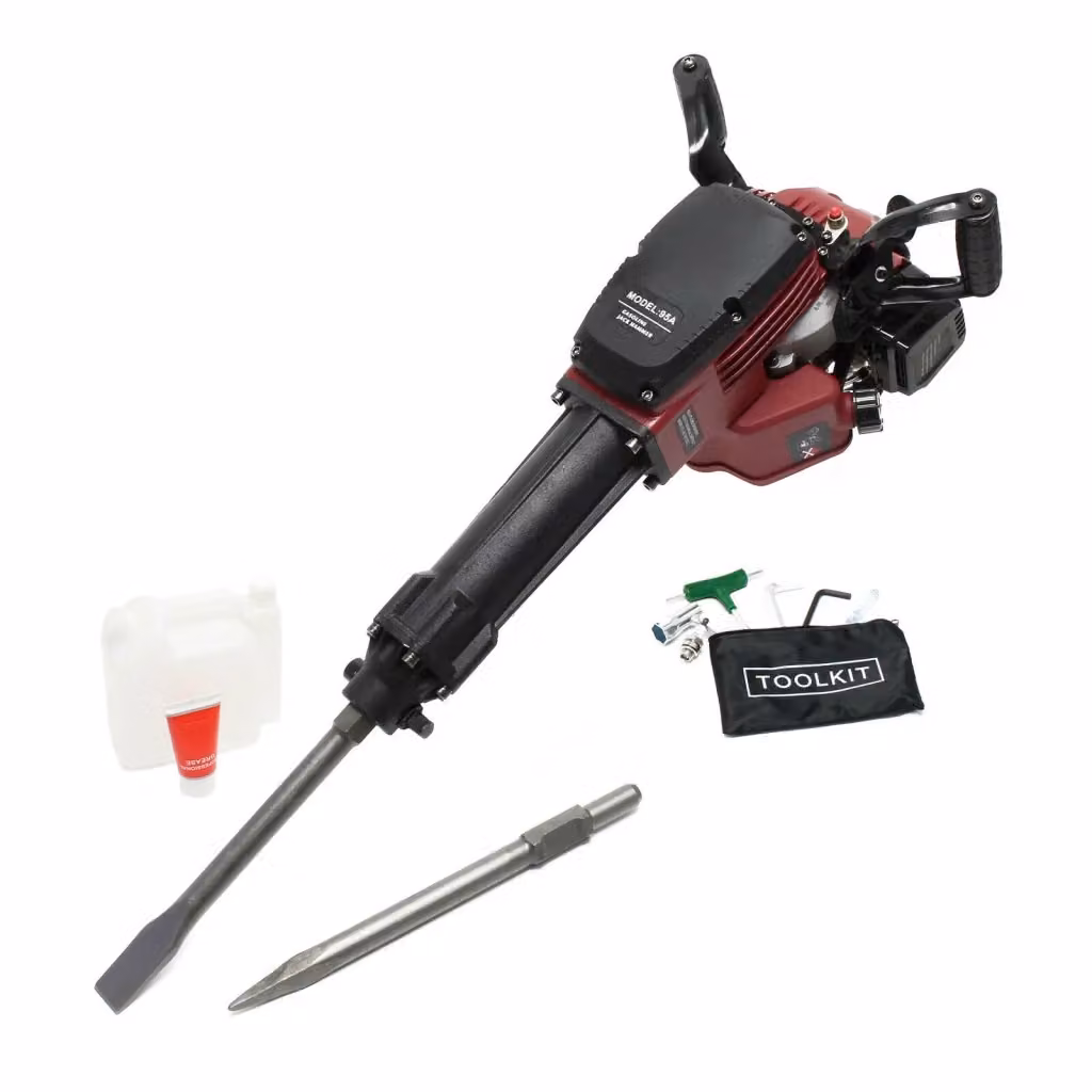 Martello perforatore per calcestruzzo rosso da 2,5 hp con 1500 giri/min – 2