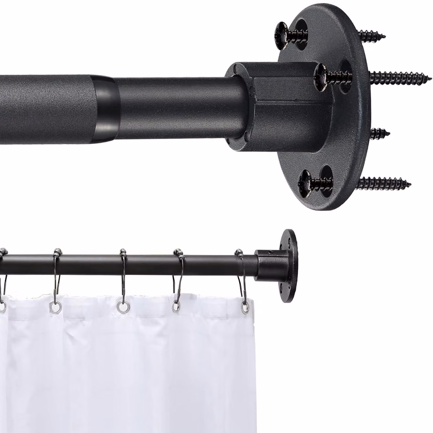 Asta regolabile per tenda da doccia, da 70 a 122 cm, per il bagno