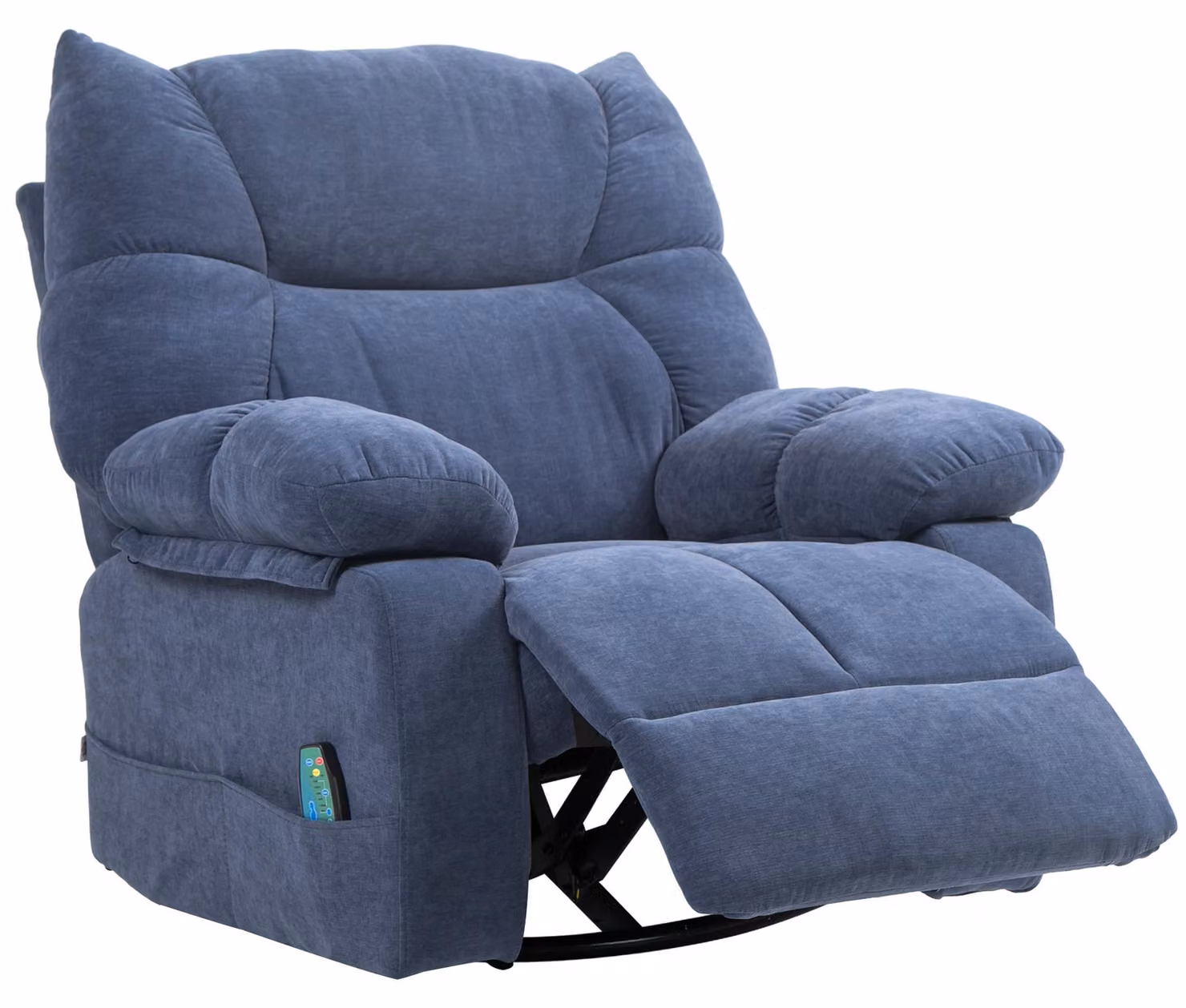 Poltrona relax HOMCOM con funzione massaggio; poltrona TV con funzione riscaldante