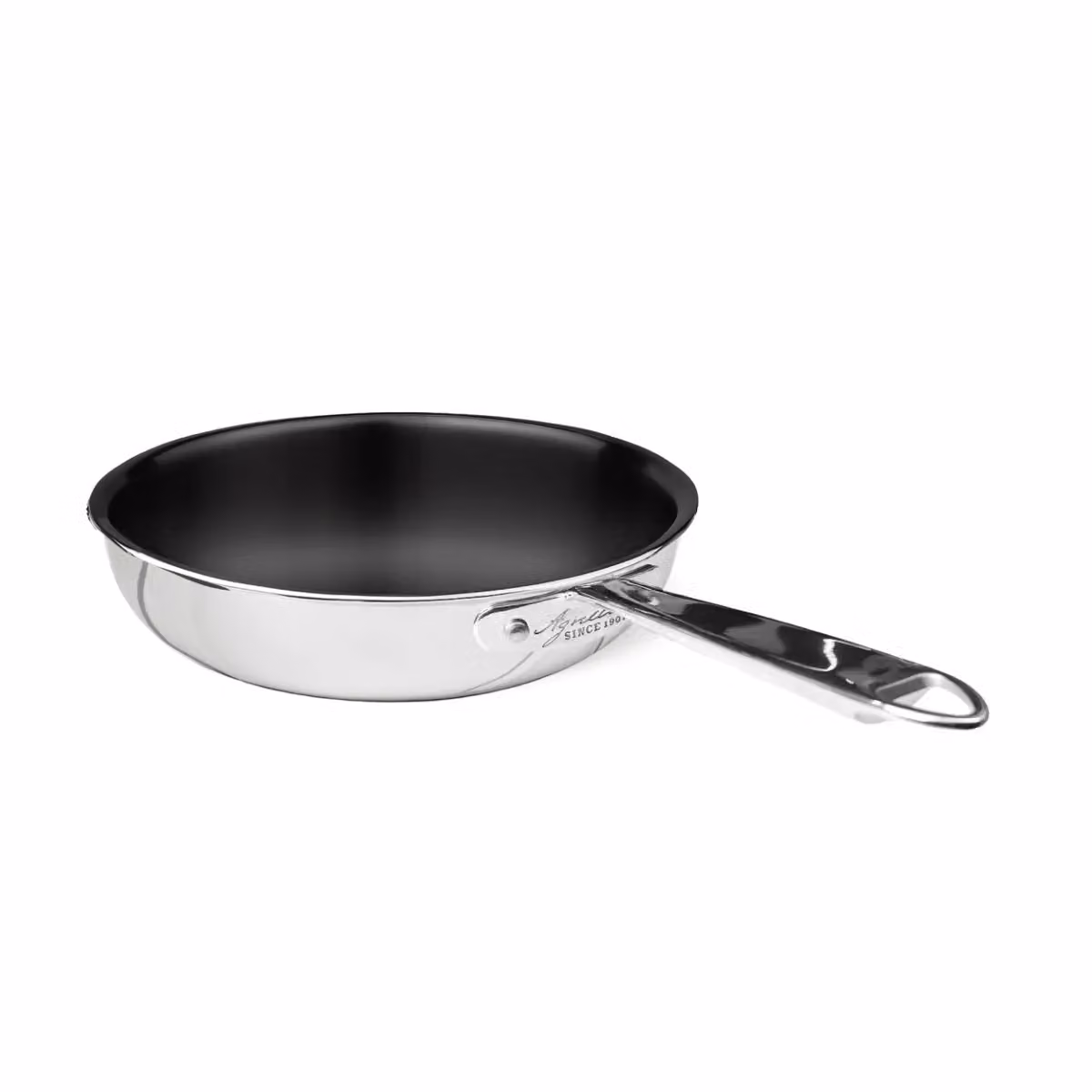 Padella Svasata Alta in Alu-Inox 1907 3ply antiaderente PFAS Free, un manico, diam. 28cm