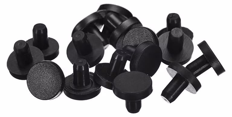 Tappi in gomma per tubi da 4,5-4,8 mm, 5 mm, colore nero, confezione da 16 pezzi, guarnizioni