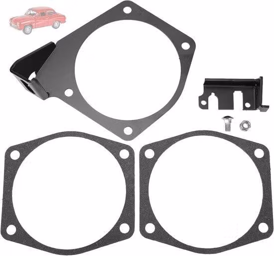 Set di cavi del gas in acciaio inossidabile per motori LS, 4 viti