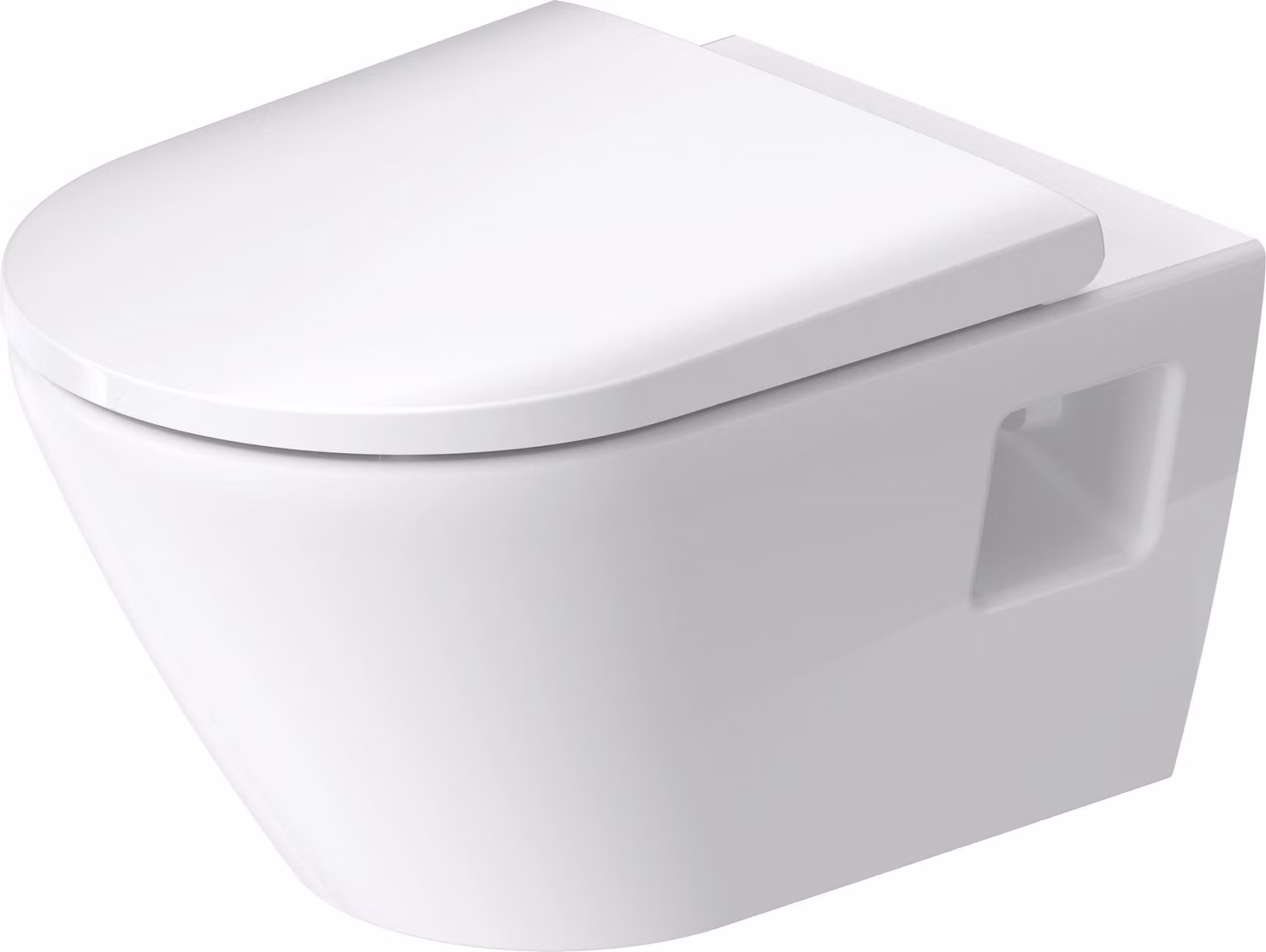 Duravit D-Neo WC suspendu, chasse deau basse, sans rebord, sortie horizontale, 370x540x400mm, 2578092000, 2578092000
