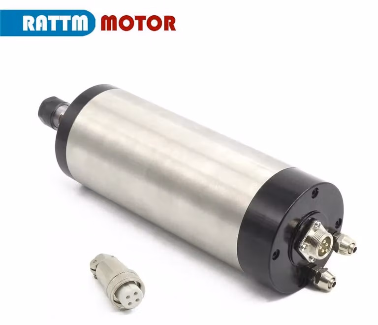 Motore Spilmotor a raffreddamento ad acqua - 1,5 kW - Mandrino ER16 - 220V - Componente per fresatrice CNC