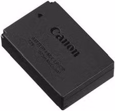Batteria originale Canon LP-E12 nera per fotocamera