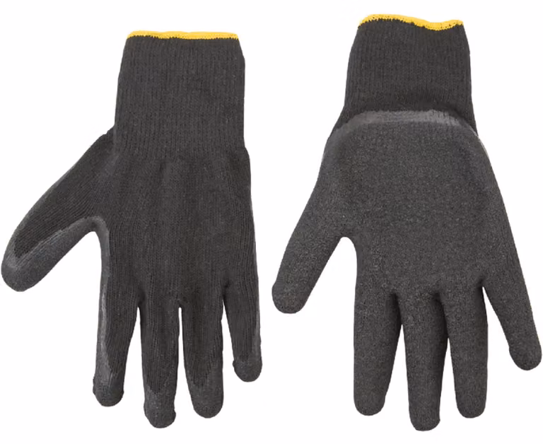 Guanti da lavoro TOPEX, maglia di cotone rivestita di lattice, 10"