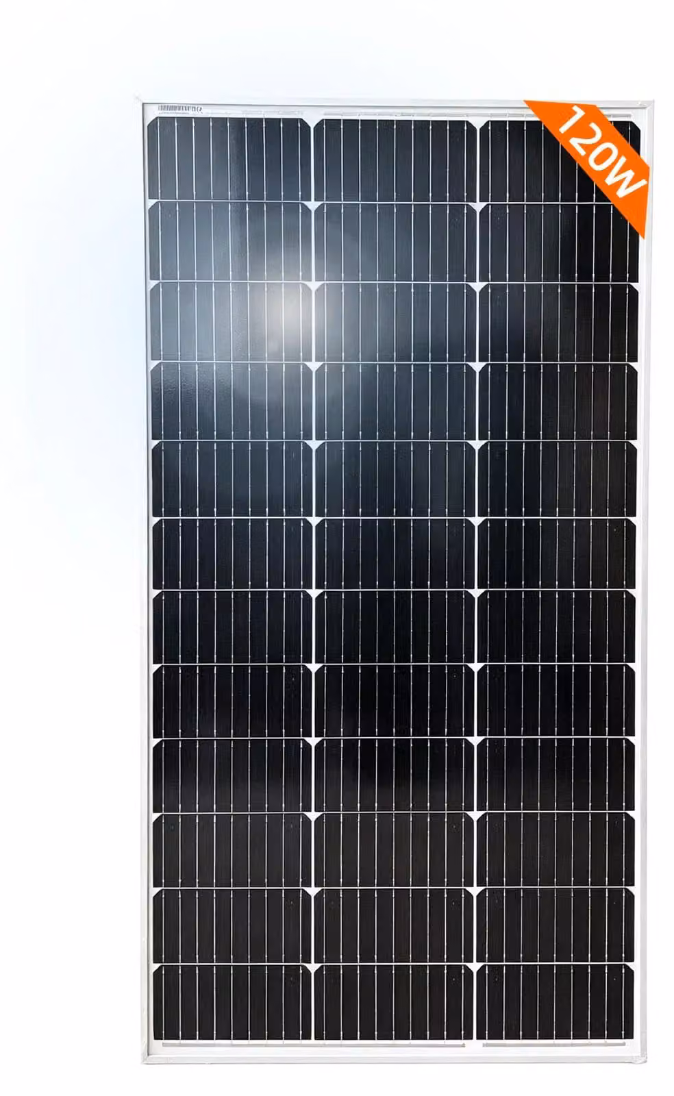 Pannello solare, alta efficienza di conversione, costruzione resistente, 120W, confezione singola
