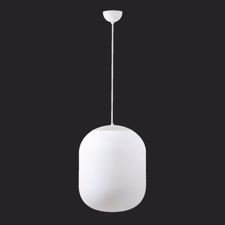 OSMONT TAN66954 TANIA P2 apparecchio a sospensione in vetro bianco IP40 4000 K 41W LED combinazione di emergenza 3 h